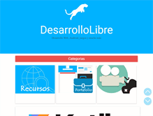 Tablet Screenshot of desarrollolibre.net